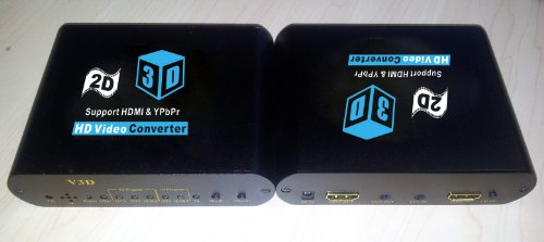 GSI Super Quality Mini HD 2D To 3D Video Converter,3D Glasses And Remote Control Included On Sale