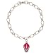 Toronto Raptors Ladies Silver-Tone Charm Bracelet