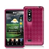 Hot Pink TPU Candy Rubber Flexi Skin Case Cover for For LG Thrill 4G P925 / ....