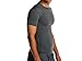 Nike Men's Pro Combat Core SS Compression Training Shirt, Carbon Heather Grey