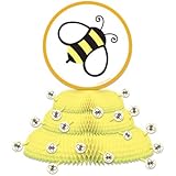 Creative Converting Baby Shower Buzz Honeycomb Centerpiece