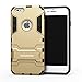 iPhone 6 Plus Case, Pasonomi® [Heavy Duty] [Shock-Absorption] [Kickstand Feature] Hybrid Dual Layer Armor Defender Full Body Protective Case Cover for iPhone 6 Plus (5.5Inch) (Golden)