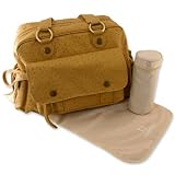 Rowdy Bowler Diaper Bag-Sophisticate in Tan