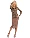 Apparel : Knee-length crochet skirt