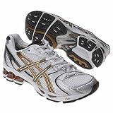 ASICS Men's GEL-Kayano 15 Running Shoe,White/Brass/Black,6.5 D US