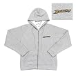 Anaheim Mighty Ducks NHL "Hoody" Full Zip Hooded Sweatshirt For Women (Grey Heather)