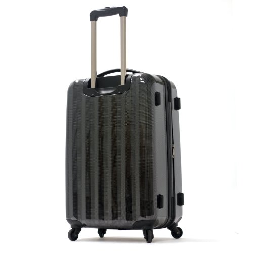 Olympia Luggage Titan 29 Inch Expandable Spinner, Black, One Size