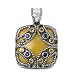 Carolyn Pollack Sterling Silver Yellow Jasper Annapolis Enhancer