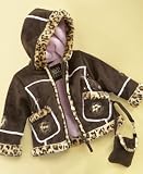 Big Chill Baby Girl Faux Shearling Coat