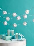 Martha Stewart Crafts Garland, White Lighted Camellia