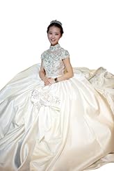 Cocktail Crystals Beaded Lace Sheer Applique Crystal Chiffon/Taffeta/Tulle  Dress