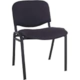 Alera Reception-Style Stacking Chairs - Black