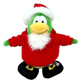 Disney Club Penguin Limited Edition 6.5 Inch Plush Series 1 Santa by Jakks Pacific