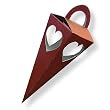 Valentine's - Icicle Shaped Favor Boxes (set of 6)