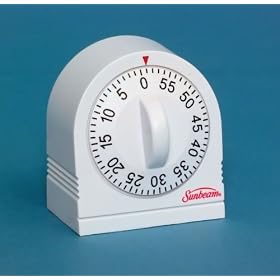 Sunbeam Kitchen Timer - 60 Minute with Extra-Long Ring