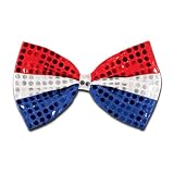 Glitzy Patriotic Bow Tie