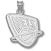 New Jersey Nets 5/8in Sterling Silver Logo Pendant