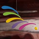 Flowing Rhythm Rainbow Mobile