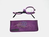 MAGNIFYING EYE MAKE-UP EYEGLASSES FLIP MAGNIFY CONTACT LENS