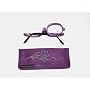 MAGNIFYING EYE MAKE-UP EYEGLASSES FLIP MAGNIFY CONTACT LENS
