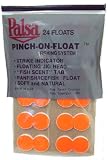 Palsa Pinch-On-Floats (Indicators) Color: Flo Orange