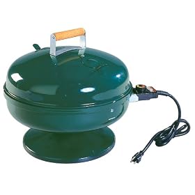 Meco 2120 Lock & Go Portable Electric Grill, Hunter Green
