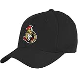Reebok Ottawa Senators Black Basic Logo Adjustable Hat