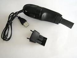 USB Vacuum Cleaner/hoover for Laptop PC Keyboard- black [Office Product]