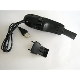 USB Vacuum Cleaner/hoover for Laptop PC Keyboard- black