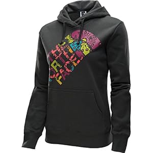 The North Face Womens Abstract Flower Pullover Hoodie,Graphite Grey, CBL9044_S
