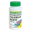 Nature's Bounty Natural Whole Herb Valerian Root, 450 mg, 100 Capsules (Pack of 6)