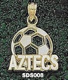San Diego State Aztecs Soccerball Charm/Pendant