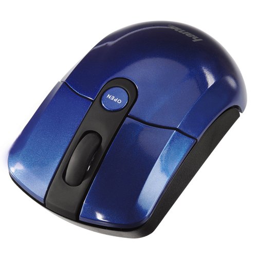 Hama M646 optische Maus schnurlos blau