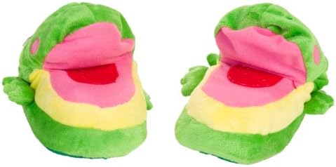Wacky Walkers Small Green Frog Animated Slippers