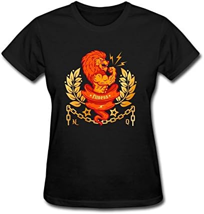Wanenkser Lion Bodybuilder Fitness T Shirt For Women