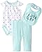 Calvin Klein Baby-Girls Creeper with Pants and Bib