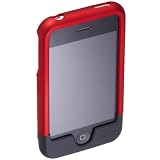 AmazonBasics Shell Case for iPhone 3G, 3GS (Red/Black)
