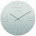 Infinity 12542 Carl Jorgen Raised Roman Numerals Metal Wall Clock