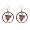 Chicago Bulls Hoop Logo Earring Set Nba Charm Gift Image #1
