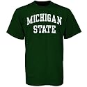 Michigan State Spartans Green Vertical Arch T-shirt