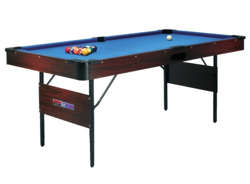 Childrens Toyshop  Toys : BCE 'Rock Solid' 4ft 6in Le Club Pool Table endorsed by Ronnie O'Sullivan with folding legs & dual ball return.