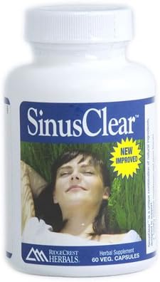 RidgeCrest Herbals SinusClear - 60 Vegetarian Capsules