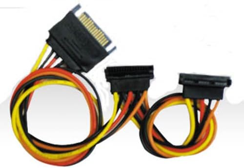 Athena Power 16" Inch Serial ATA SATA Cable (Y Splitter) Extension- ESATA16