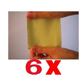 NEEWER® 6 Pack of Multi Purpose Cotton Cleaning Cloths for Camera Lenses, Filters & LCD Display Screens