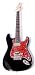 SX SST FAT Full Size Electric Guitar Black Finish