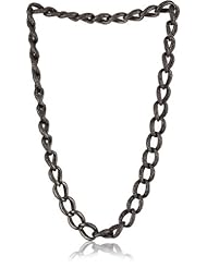 Shery Shabani "Red Carpet" Diamond and Silver Link Necklace