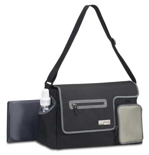 4143Dr8D6SL. SL500  Jeep Messenger Dipaer Bag   Black/Green (Large)