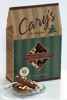 16oz. Milk Chocolate Toffee with Toasted Almonds by Cary's of Oregon