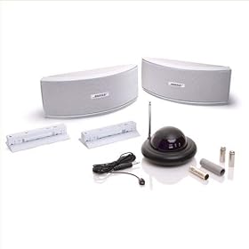 Bose 151 SE Outdoor Speaker White and Wireless Remote Control Extender Bundle