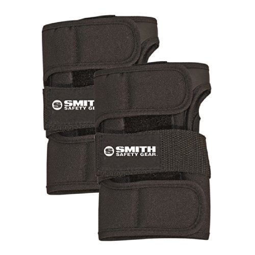 Smith Safety Gear Scabs Wrist Guards, Black, Medium